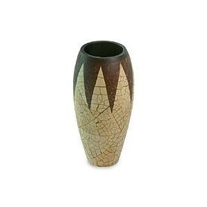  Coconut shell vase, Chocolate Snowcone