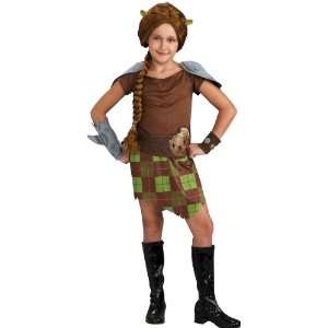 Shrek 4 Fiona Warrior Child Costume Size 12 14 Large