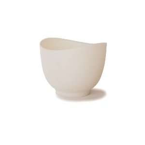 ISI B26702   3 Quart White Mixing Bowl, Flexible Silicone  