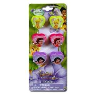  Fairies Disney 6 Heart Shape Hair Clips Case Pack 144 