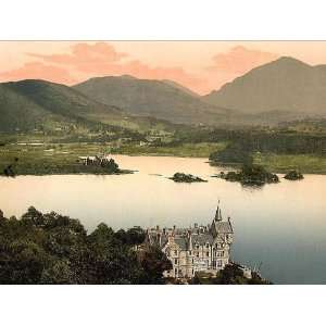   Poster   Hotel and Ben Lui Loch Awe Scotland 24 X 18 