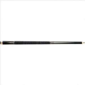 Action ACT135 Exotics Pool Cue in Black Over Maple and White Weight 