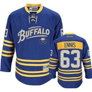 Tyler Ennis Jersey Reebok Alternate #63 Buffalo Sabres Premier Jersey