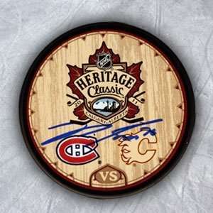 Pk Subban Canadiens Autographed/Hand Signed 2011 Heritage Classic Puck