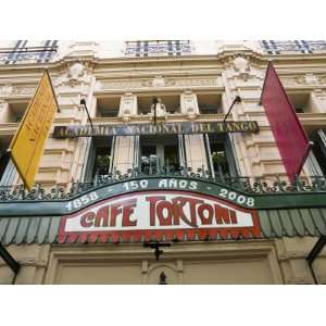  Cafe Tortoni, a Famous Tango Cafe Restaurant Located on 
