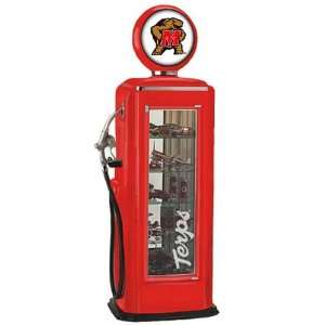  University of Maryland Terrapins Gas Pump Display Case 