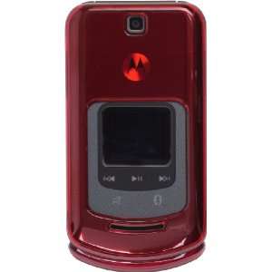  Wireless Solutions On Case for Motorola VE465 Frost   Red 