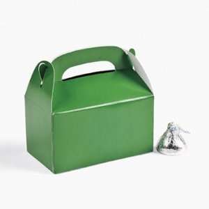  Treat Boxes   Green   Party Favor & Goody Bags & Paper 