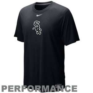 Nike Chicago White Sox Black Team Issue Legend Logo Performance T 