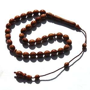   Koka Kuka Seed Tasbih 33 Bead Muslim Prayer Beads Tesbih Rosary Islam