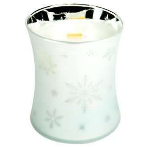  Woodwick 9 Oz. Twinkling Mint Cocoa Dancing Glass Candle 