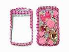 Bling Pink Heart Case Cover for Blackberry 9780 Bold U3