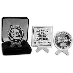  Steelers Highland Mint Super Bowl XL Champion Silver Coin 