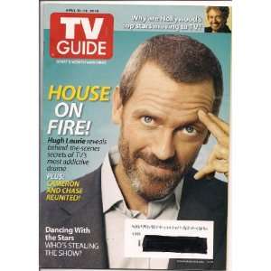  TV GUIDE APRIL 12TH TO 18TH, 2010 HOUSE ON FIRE 