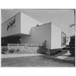   in Bala Cynwyd, Pennsylvania. South facade sharp 1956