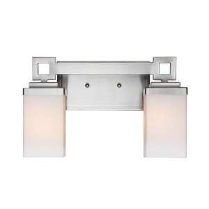  Golden Lighting 4444 BA2 PW Nelio Two Light Vanity, Pewter 