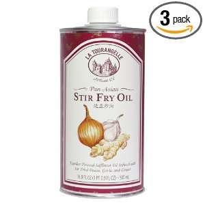 La Tourangelle Pan Asian Stir Fry Oil, 16.9 Ounce (Pack of 3)  