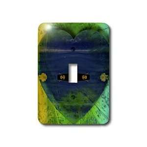   Turquoise Background   Light Switch Covers   single toggle switch