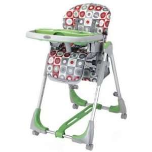  2007 Zooper Peas and Carrots High Chair   Red Circle   ON 