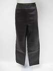 ARNAUD DE MALIGNAC Black Zipper Bottom Pants Slacks 38  