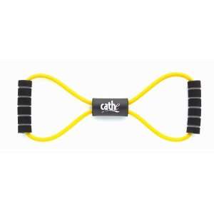 Fitness by Cathe Latex Figure 8 Toning Tubes with DVD (Yellow / Light 