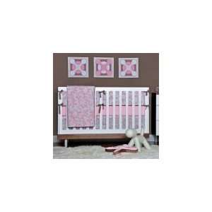    Geo Pink 4 Piece Crib Bedding Set   Baby Girl Bedding Baby