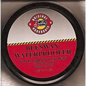 Justin Boots Beeswax Leather Waterproofer   4 OZ  Sports 