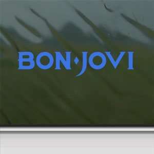  Bon Jovi Blue Decal Jon Rock Band Truck Window Blue 