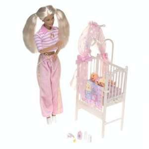  Barbie & Krissy Bedtime Baby, Glow in Dark Canopy, Lullaby 