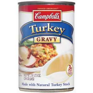 Campbells Turkey Gravy w/Natural Turkey Stock $1.79 10.5 oz  