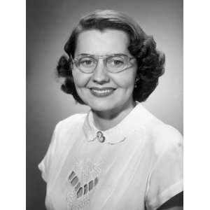  Portrait of a Woman Wearing Eye Glasses Photographic 