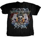 Twisted Sister   Chick Skull   Large T Shirt