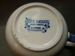 1982 Mann Cote Basque Berries Ceramic Measuring Cup  
