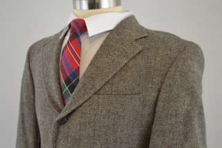 Press Donegal Mist Handwoven Tweed Cashmere Mohair Wool Blazer 