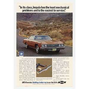  1973 Chevy Impala Sport Sedan Southwest Texas Mountains 