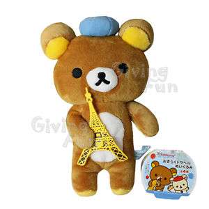GENUINE SAN X Rilakkuma Relax Bear 6 Plush Doll Toy #A  