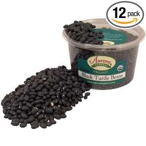 Aurora Products Inc. Black Turtle Organic, 14 Ounce Tub (Pack of 12 