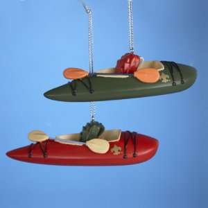  Club Pack of 12 Boy Scouts Red and Green Kayak Christmas 