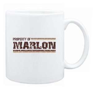  New  Property Of Marlon Retro  Mug Name