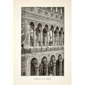  1908 Print Galleries Saint Sophia Basilica Istanbul Turkey 