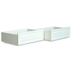  Atlantic Furniture Twin/Full Raised Panel Drawers in White 