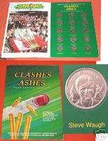 CRICKET CLASHES FOR ASHES 1990/91 MEDAL COLLECTION  