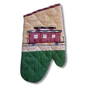  Patch Magic Train Oven Mitt, 7 Inch by 12 Inch