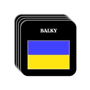  Ukraine   BALKY Set of 4 Mini Mousepad Coasters 