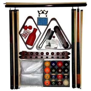   Pool Table Accessory Kit W/ Art Number Style Balls