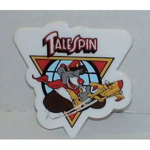  Disney Talespin Baloo Plastic Badge 