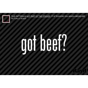  (2x) Got Beef   Sticker   Decal   Die Cut 