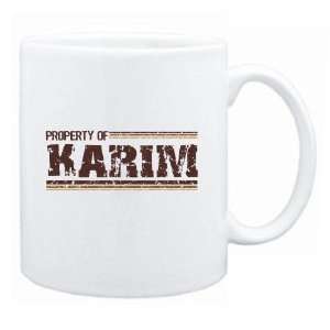  New  Property Of Karim Retro  Mug Name