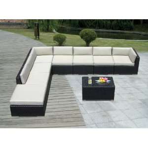  Genuine Ohana Outdoor Patio Sofa Sectional Wicker 
