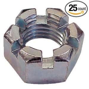11 Coarse Thd., Grade 2 Slotted Hex Nuts (25 Per Package)  